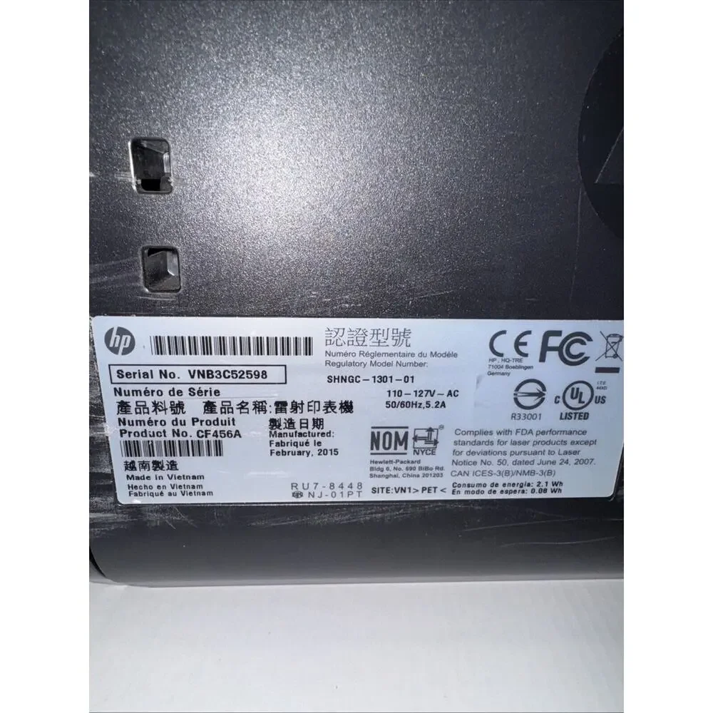HP Laser Jet Pro M201dw Wifi/USB Duplex Network Printer In Black